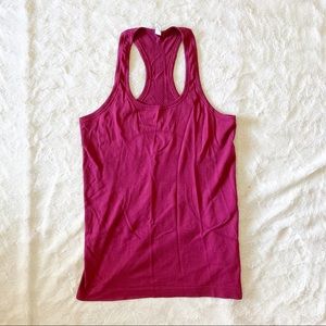 Lululemon racerback athleisure magenta tank top